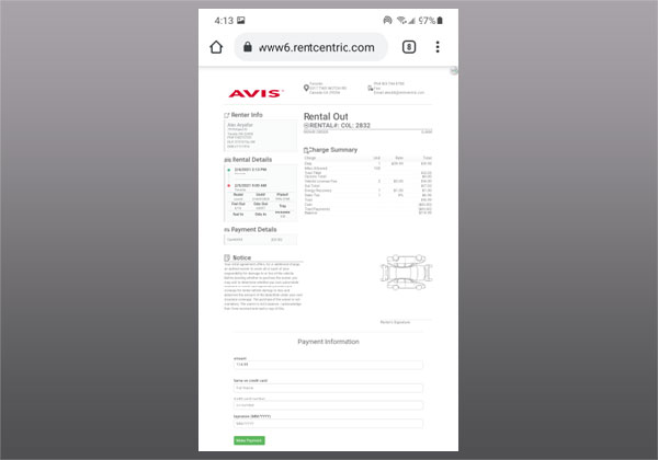 Requestonlinepayment