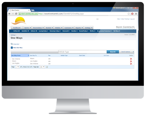 Rv Rental Software One Way Rentals